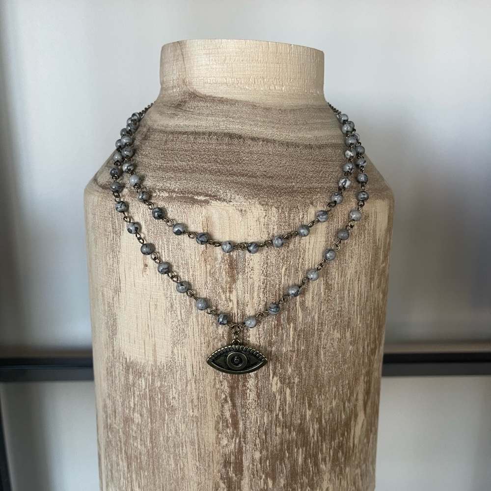 Layered necklace!